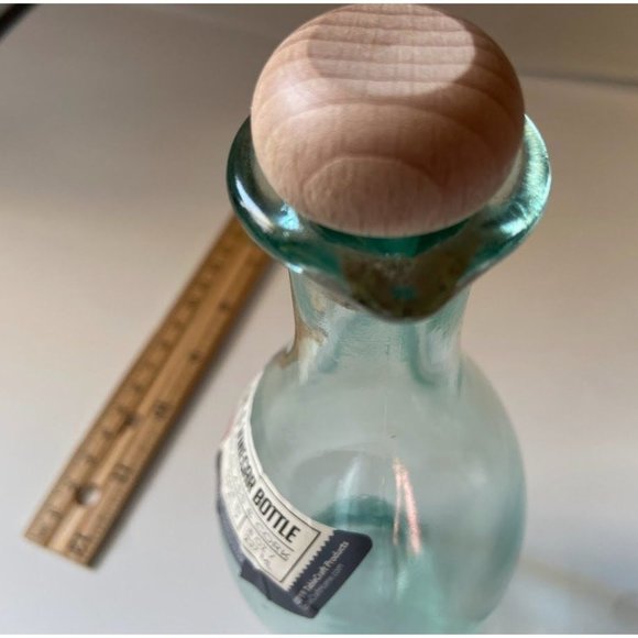 TableCraft Tuscany 8 Ounce Oil Bottle with Cork Stopper - Picture 6 of 6